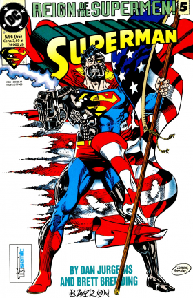Superman 05/1996 - Rządy Supermenów - Śmiertelne przymierze/Linia ognia